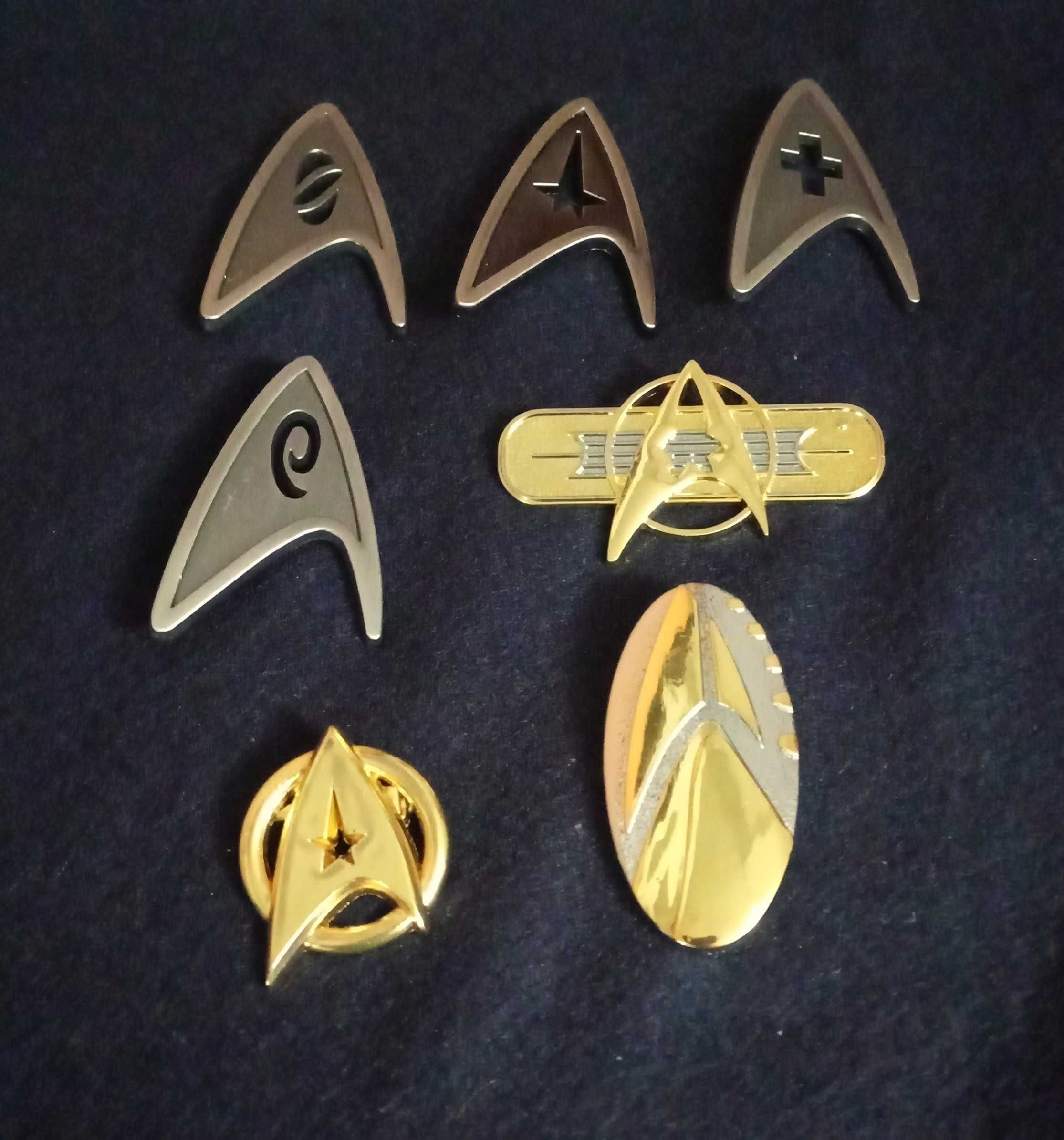 7 Pins Star Trek formato comunicador