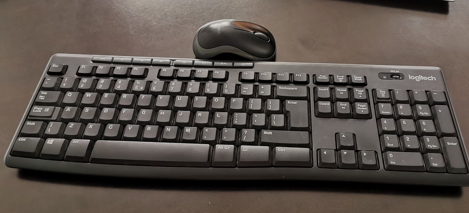 Zestaw mysz i klawiatura logitech bezprzewodowy