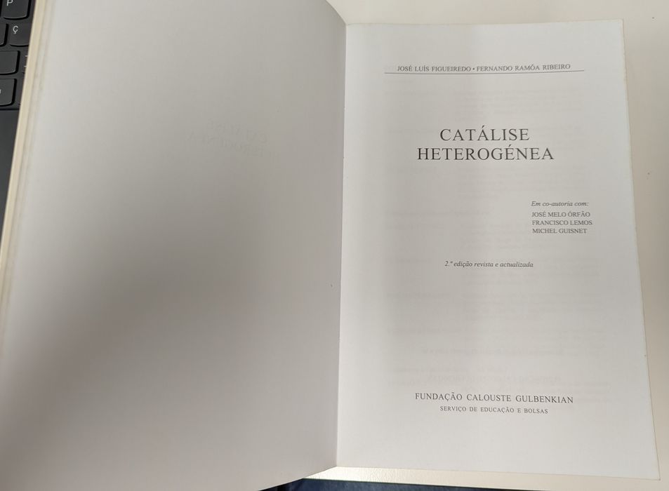 Livro Catálise Heterogénea