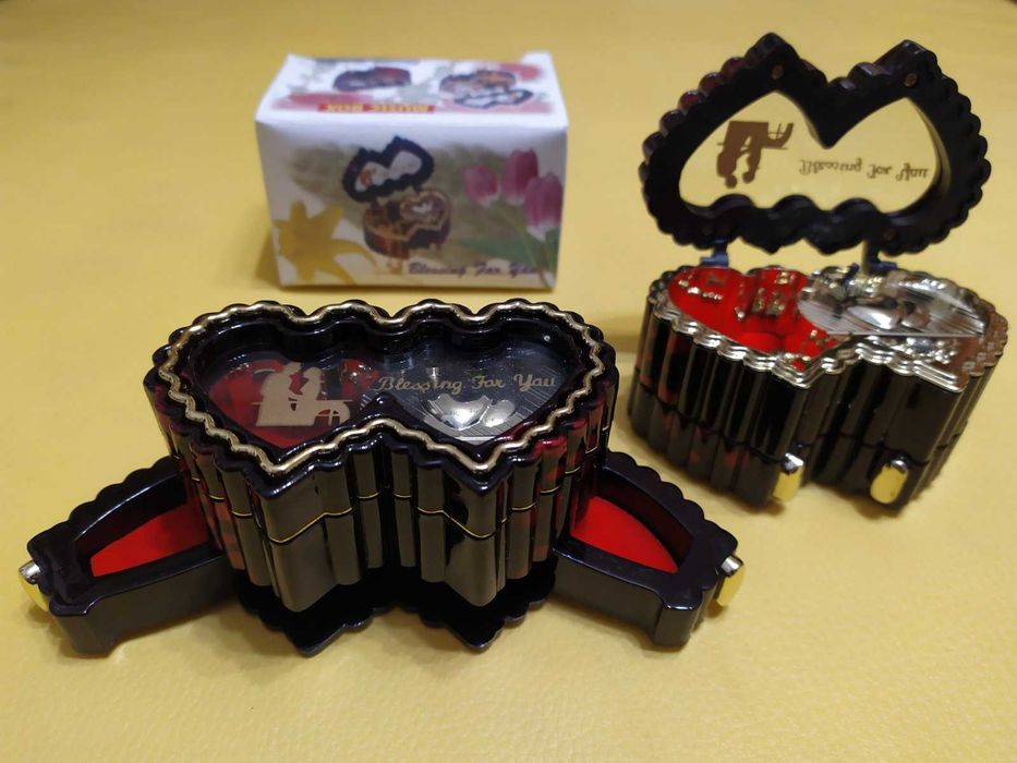 НОВЫЕ музыкальные шкатулки сердечки Подарок девочке девушке женщине