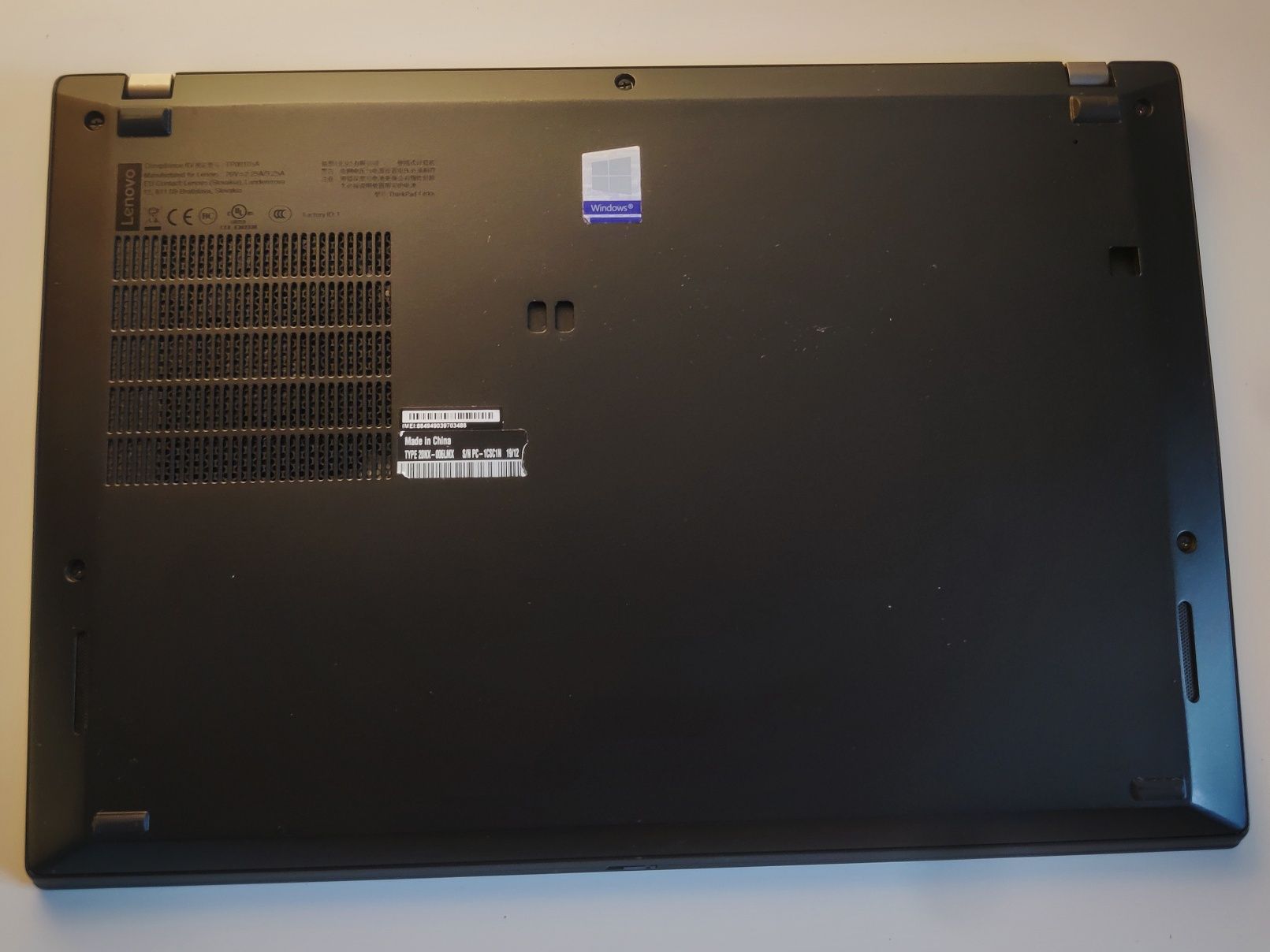 Laptop Lenovo ThinkPad T490s i7 32GB 500GB DOTYK