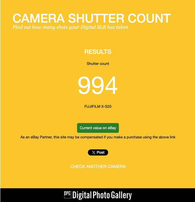 Aparat Fujifilm X-S20 jak NOWY / gwarancja do 09.2027 / przebieg 994