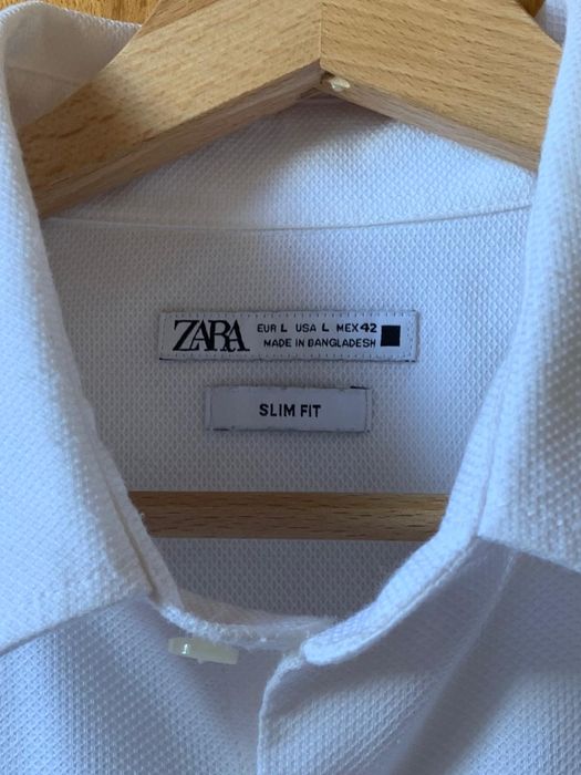 Camisa branca da ZARA SLIM FIT