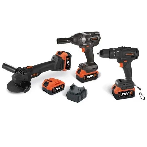 Аккумуляторный набор STROMO 3в1 PA180SET Болгарка+Гайковерт+Шуруповерт