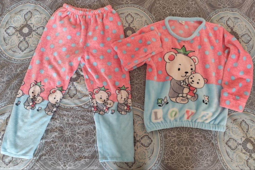 Домашній, теплий костюм, піжамка, розмір С фактично