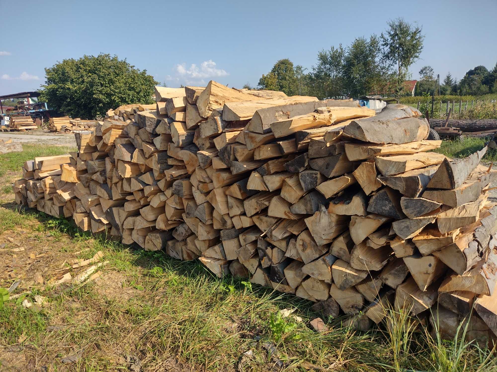 Drewno opałowe kominkowe, Buk, Grab, Brzoza. Transport Gratis