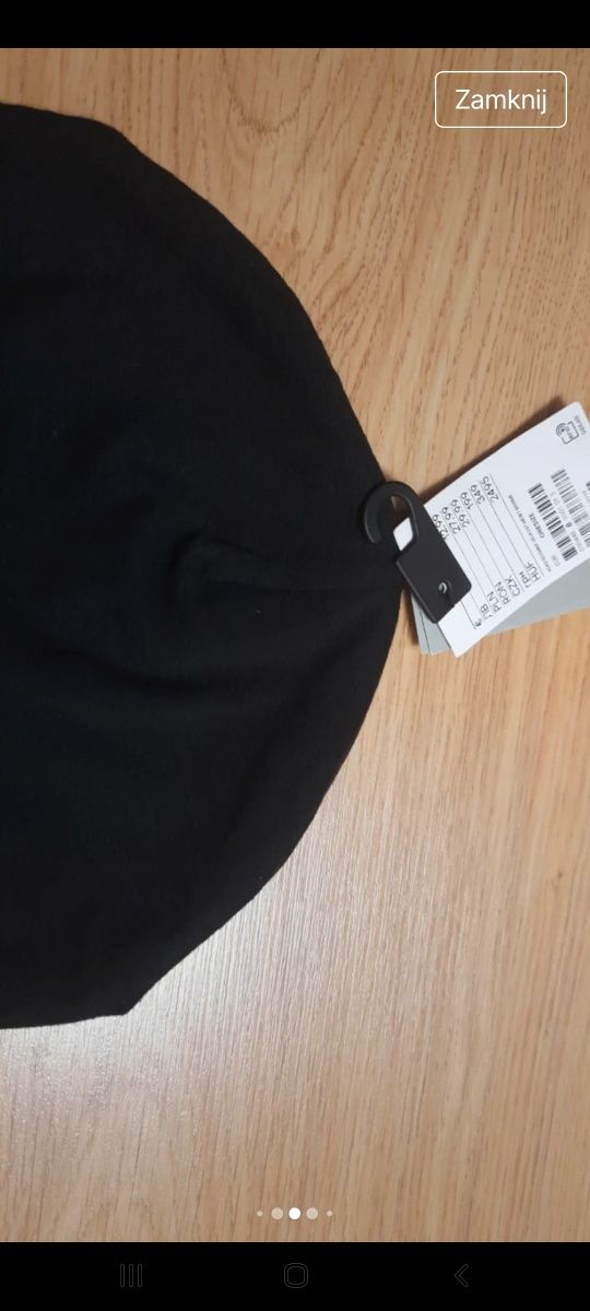 Czapka czarna H&M