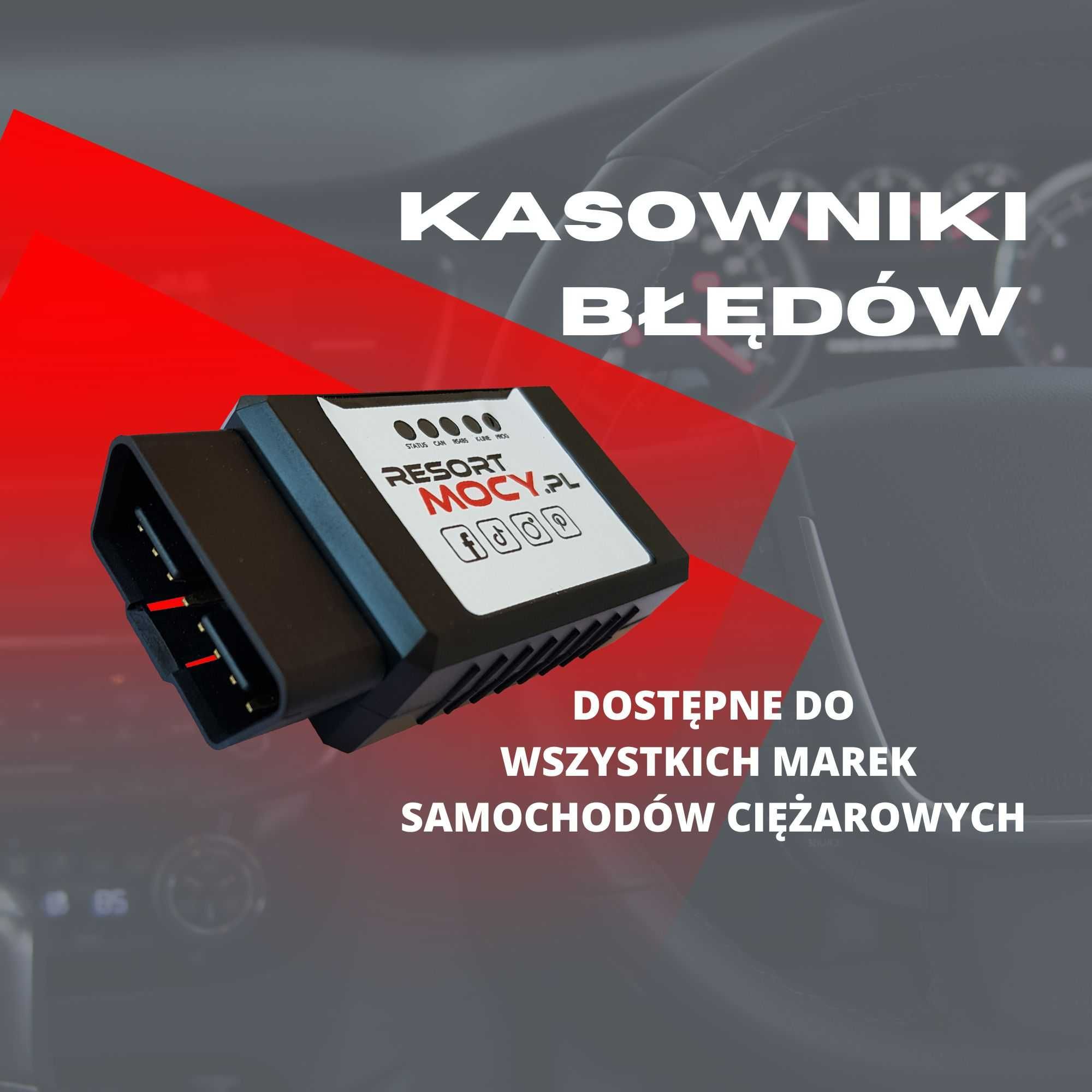 Kasownik błędów auta ciężarowe m.in. SCANIA, MAN, VOLVO, MERCEDES,DAF