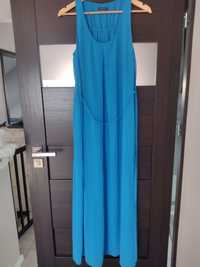Sukienka długa niebieska S Warehouse