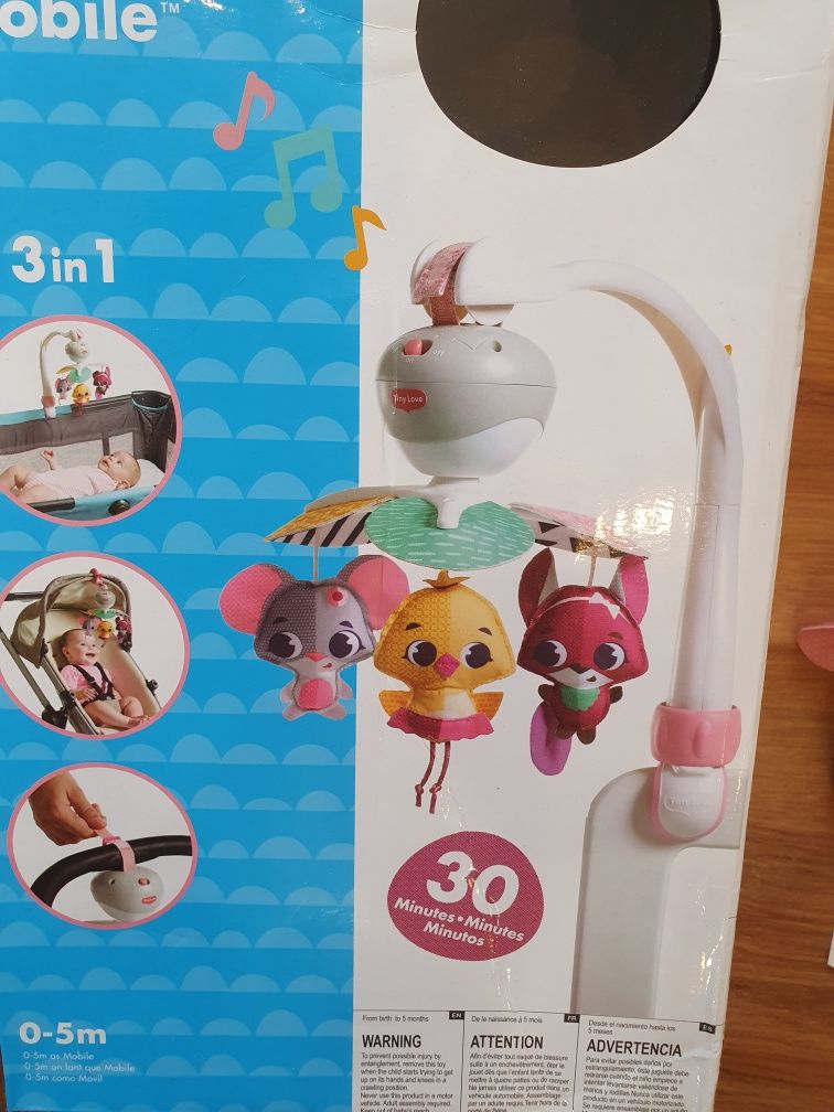 Мобіль Tiny Love Take-Along Mobile 3 в 1 універсальний