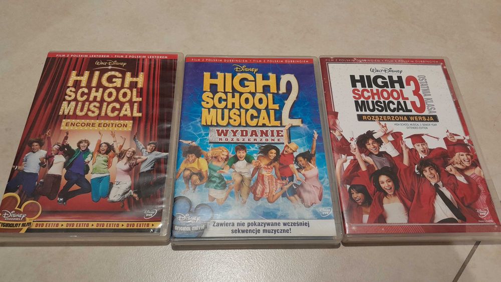 High School Musical 1,2,3 na DVD