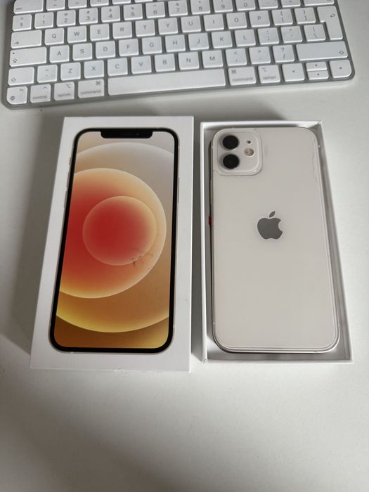 iPhone 12 128gb White Stan Idealny Bateria 100% Folia przód i tył