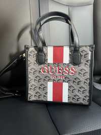 Сумка guess silvana гесс через плече кроссбоди клатч