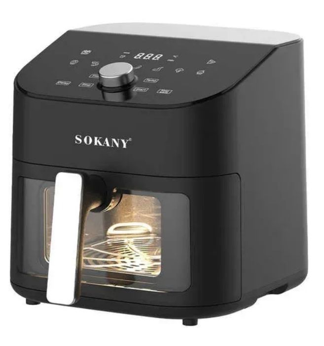 Аэрофритюрница Sokany SK-10054 1800 Вт, 7.5 л, новая.