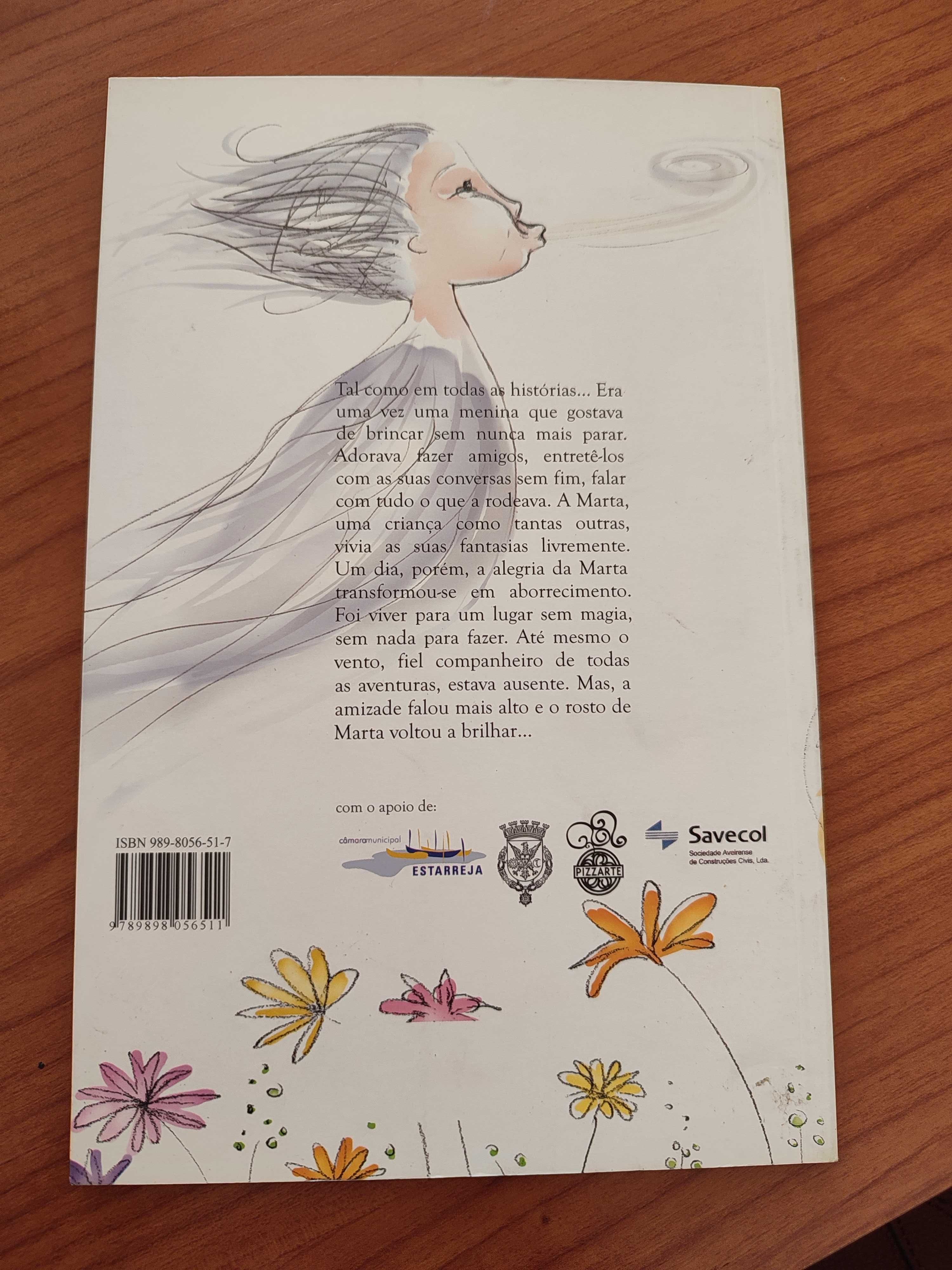 Livro Marta Cabeça de Vento