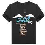 DSQUARED2 T-SHIRT - XL - Koszulka męska czarna