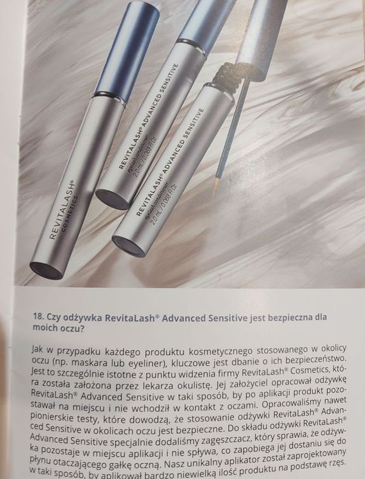 Revitalash Sensitive odżywka do rzęs