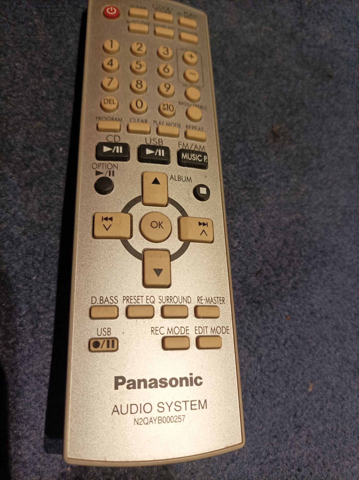 Oryginal.Pilot Panasonic Audio System.