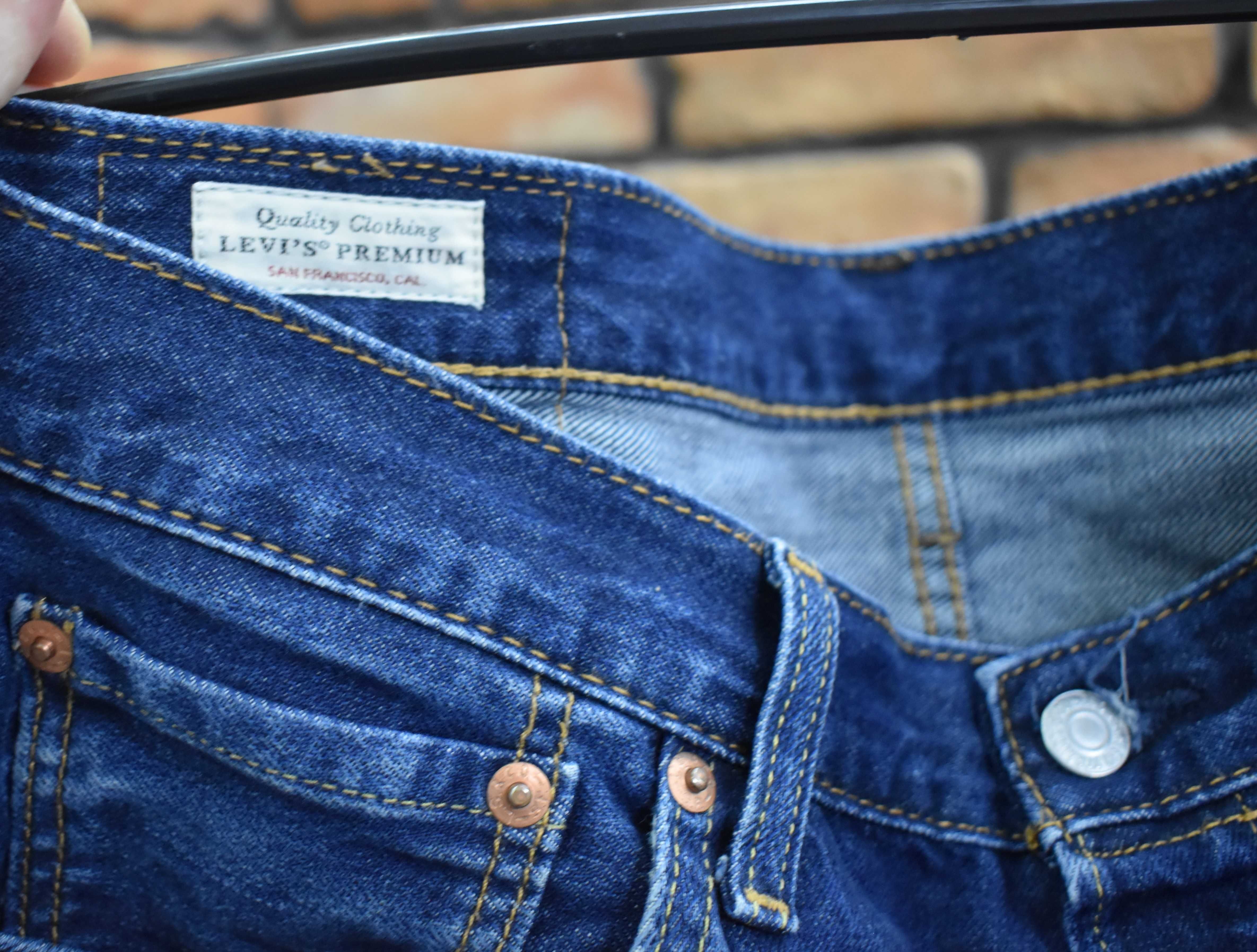 Levi's 501 Premium spodnie jeansy oryginał super stan Stretch W34 L
