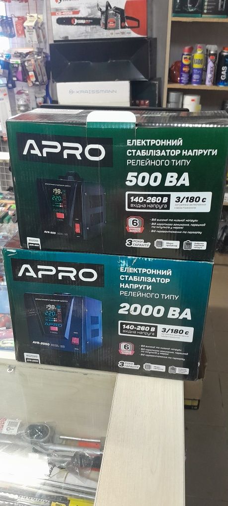 Стабилизатор напряжение APRO-500/2000ва