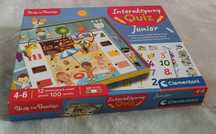 Gra planszowa Interaktywny Quiz Junior Clementoni