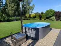 Basen ogrzewany CAŁOROCZNY Hydromasaż Relaksujący Jacuzzi Balia Bania