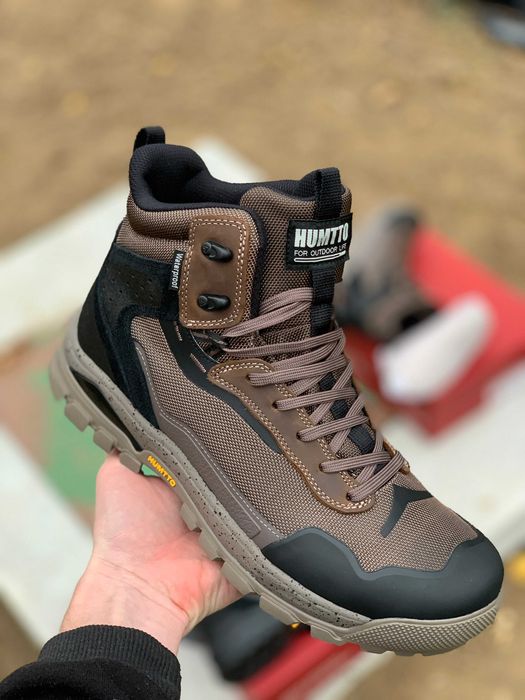 Чоловічі термо кросівки Humtto коричневі 41-46 Water Repellent