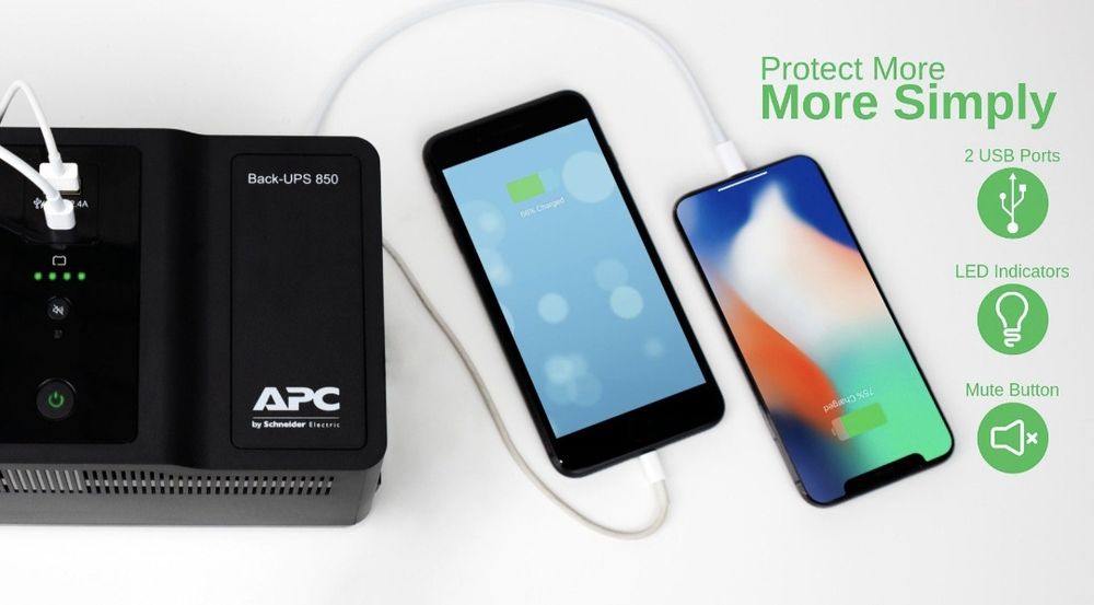 Джерело безперебійного APC BE850G2-RS 850 BA