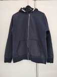 Granatowa bluza Reserved rozpinana na zamek z kapturem r.170