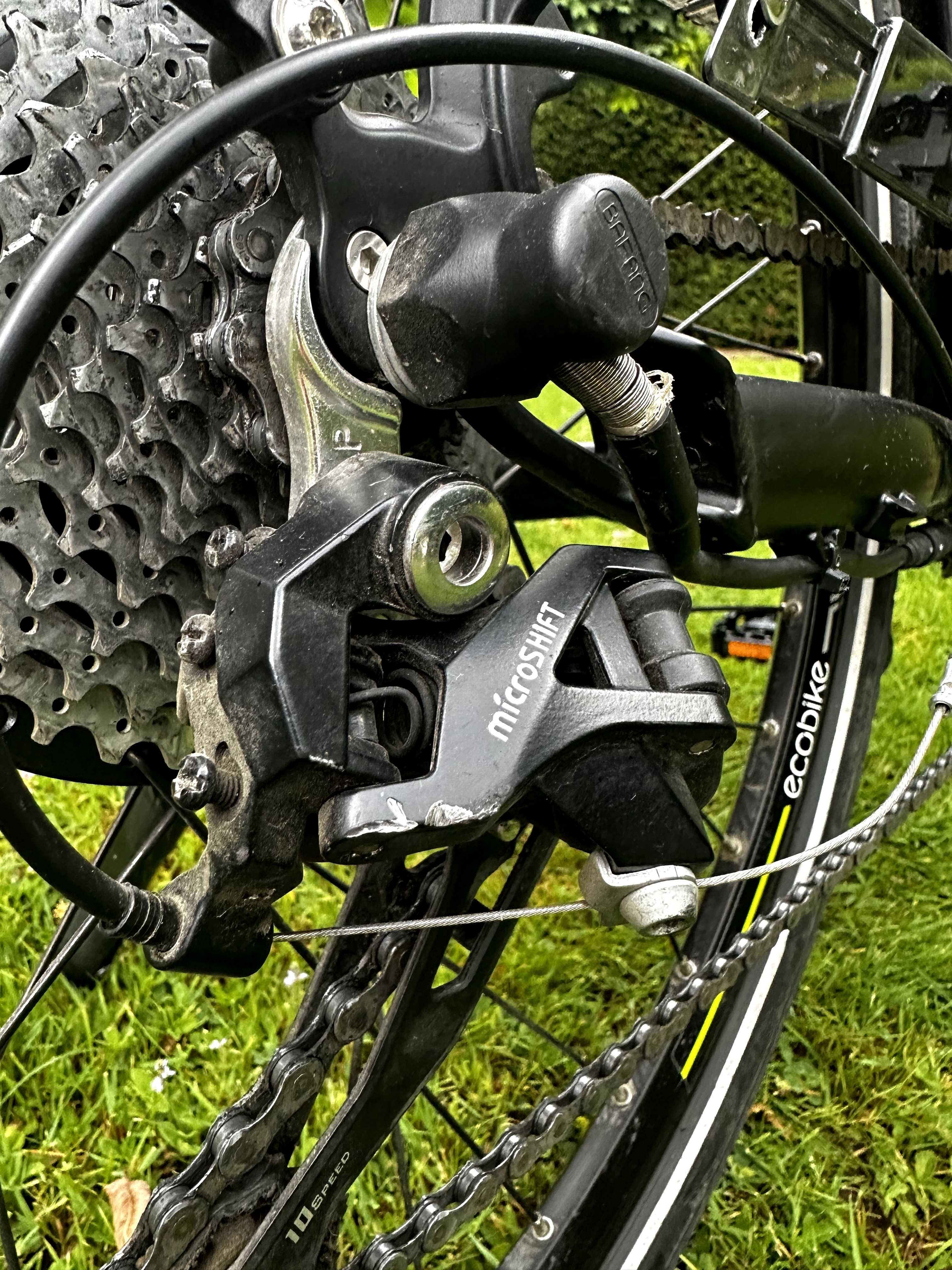 Rower EcoBike X-Cross M Black 2022 + nieużywany akumulator 468Wh