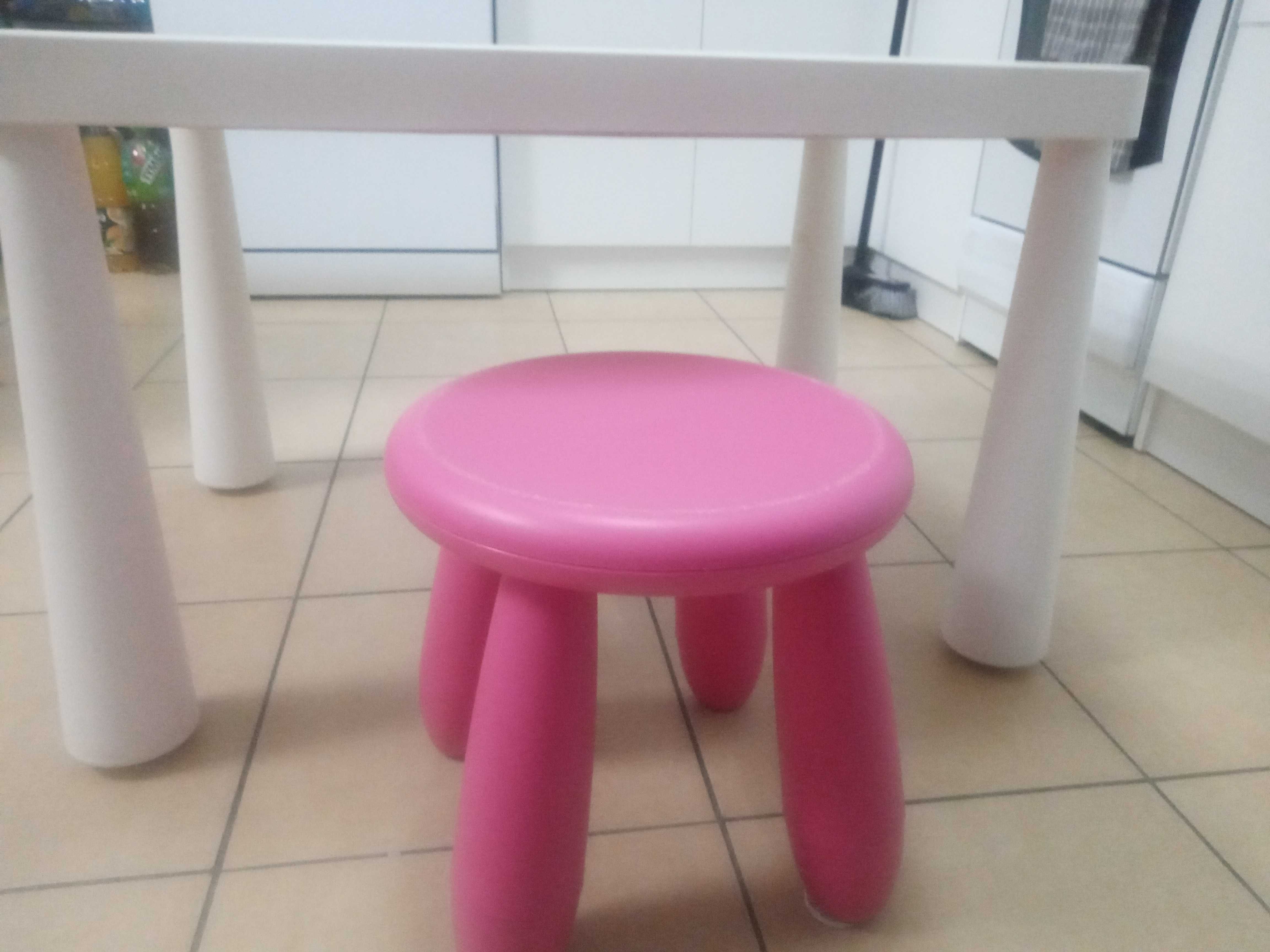 Ikea MAMMUT stolik + taboret
