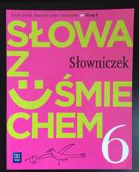 Słowa z uśmiechem - Słowniczek klasa 6 / Język polski.