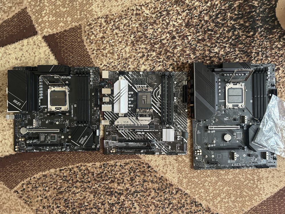 MSI B650 Tomahawk WiFi , MSI PRO B650M-A WiFi , ASUS PRIME B660M-A D4