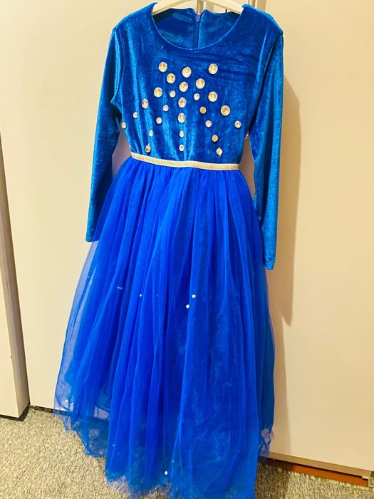 Платье Эльзы с накидкой