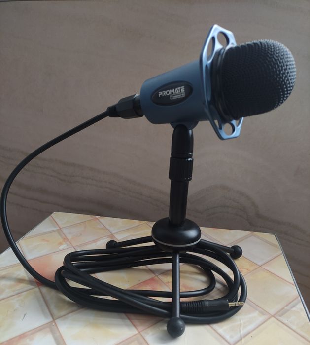 Мікрофон Promate Tweeter-8 + Звукова карта UGREEN US205