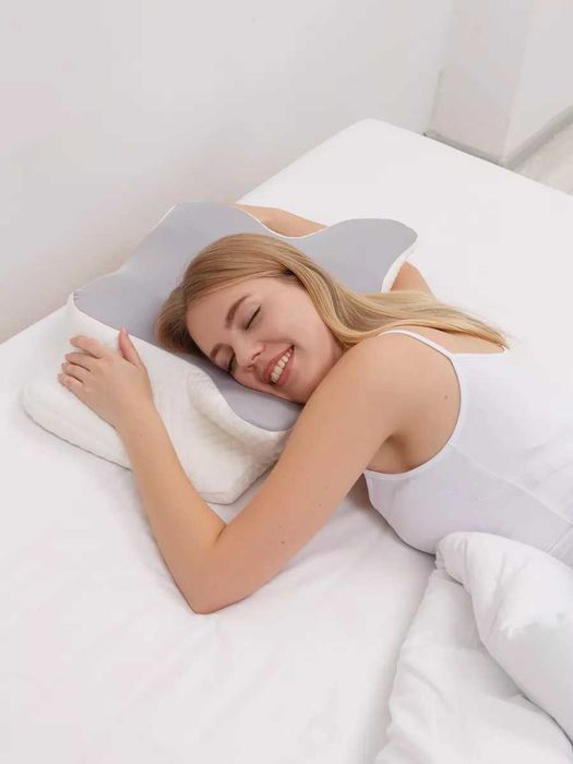 Ортопедична подушка Метелик Memory Foam | Анатомічна для шиї та спини