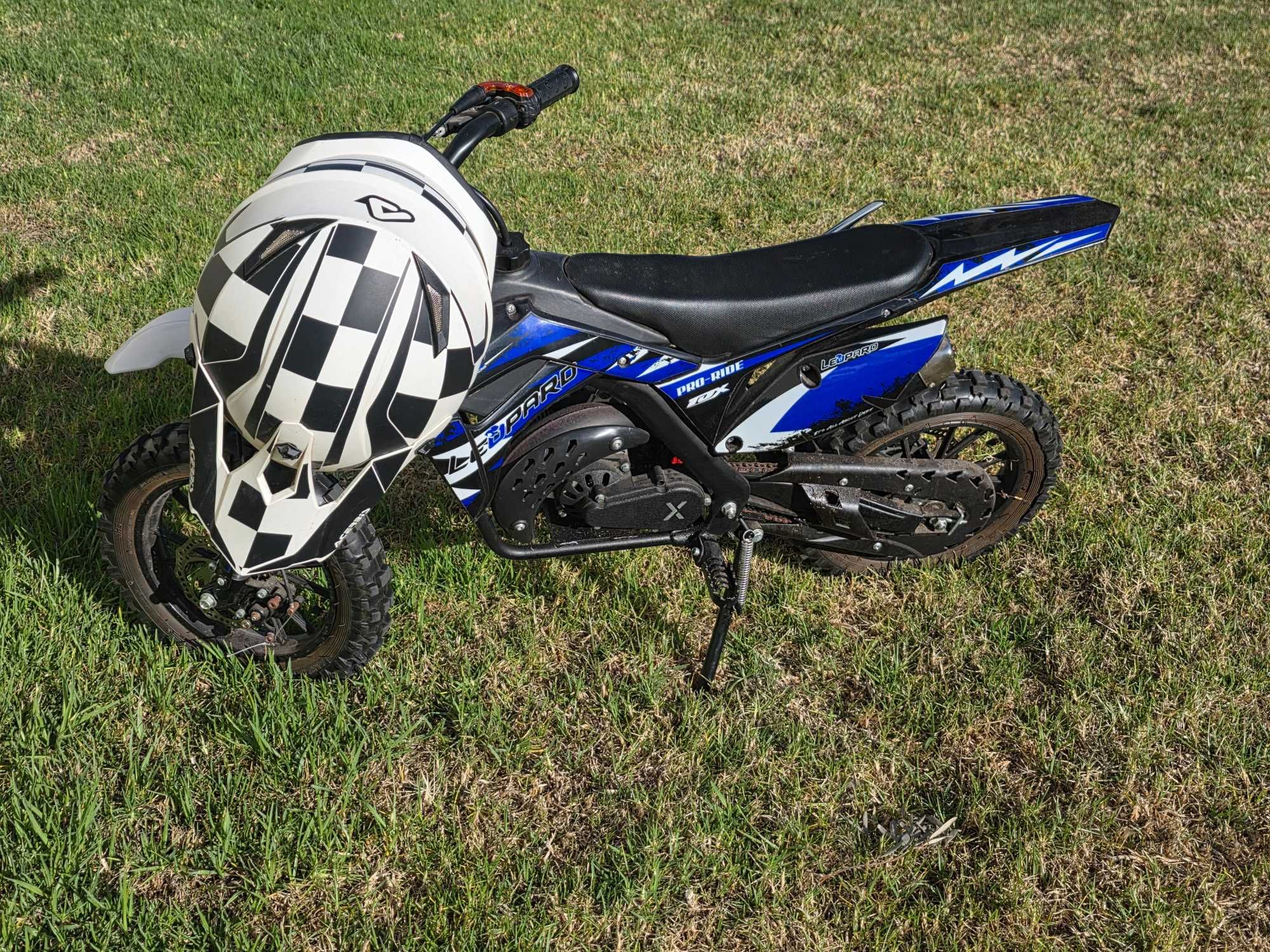 Mini moto cross c/ capacete