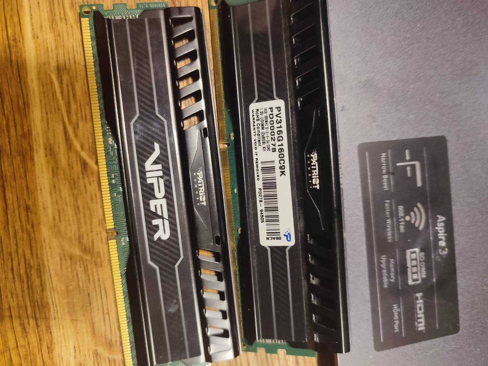 RAM Patriot Memory ddr3 16gb