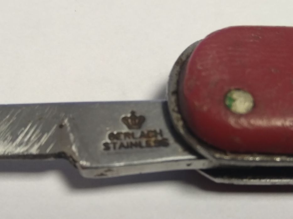 Stary scyzoryk nóż składany kieszonkowy Gerlach Prl