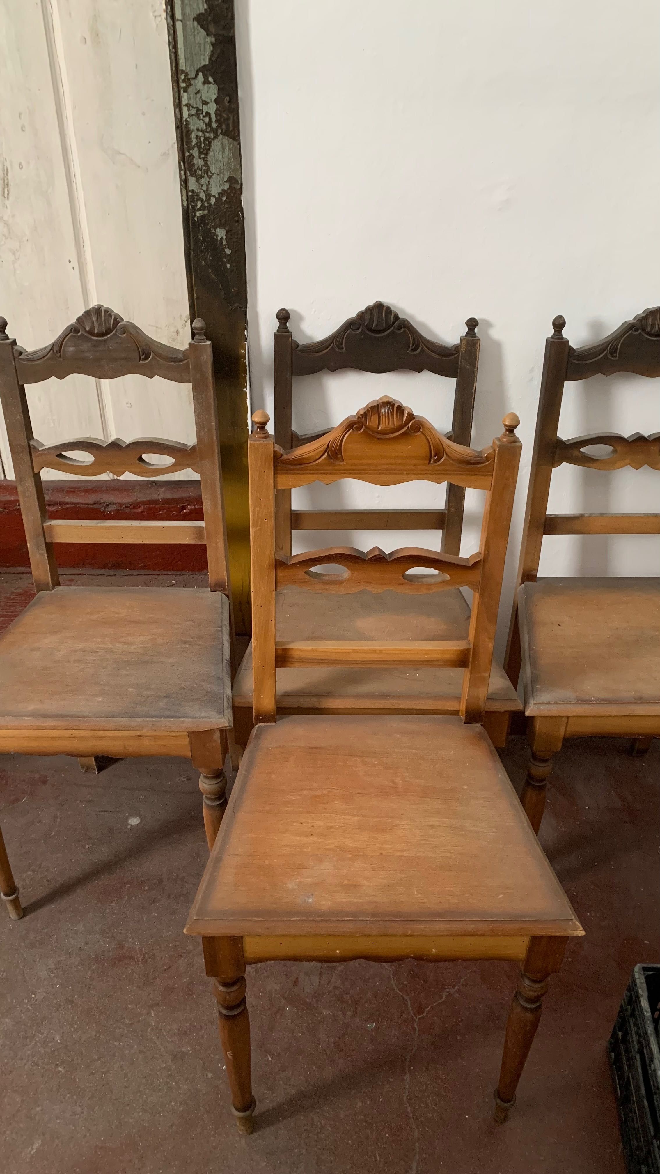 Cadeiras Vintage Madeira Pinho Mel
