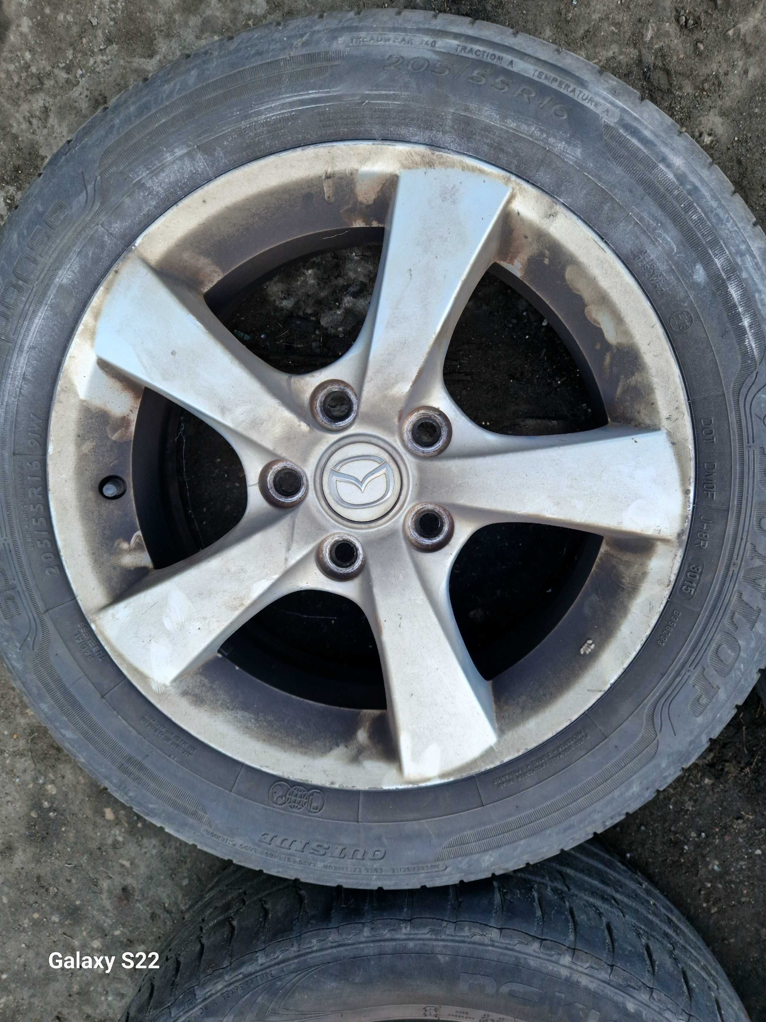 Alufelgi Mazda 3 koła felgi opony 205/55R16 śruby 5×114.3