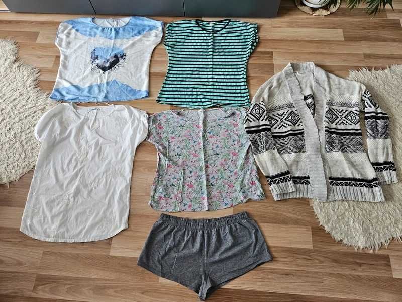 Paka ubrań damskich, rozmiar L/XL – różne modele, dobry stan