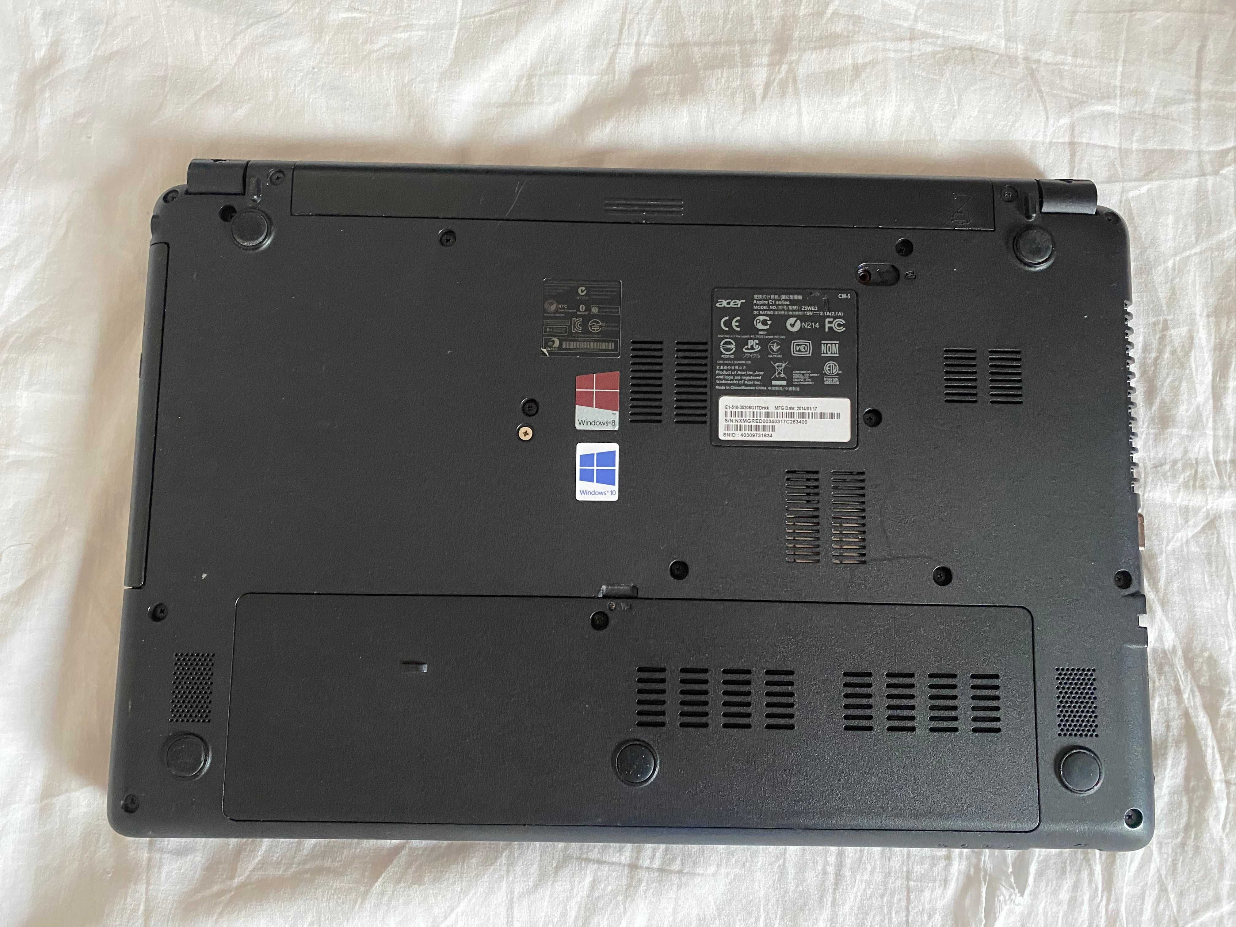 Laptop Acer e1-532  Celeron 2957U  6 GB Windows 11