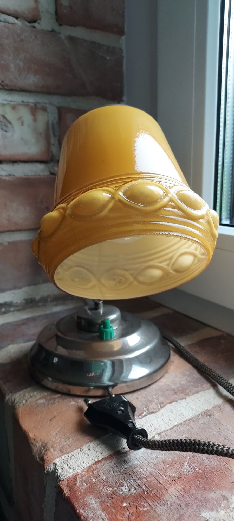 Lampa lampka biurkowa nocna art deco vintage