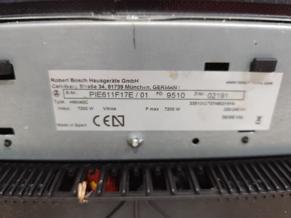 Płyta indukcyjna Bosch PIE 611F17E