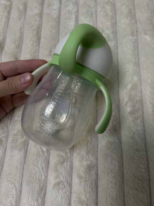 Поїльник дитячий з трубочкою, поїльник непроливайка