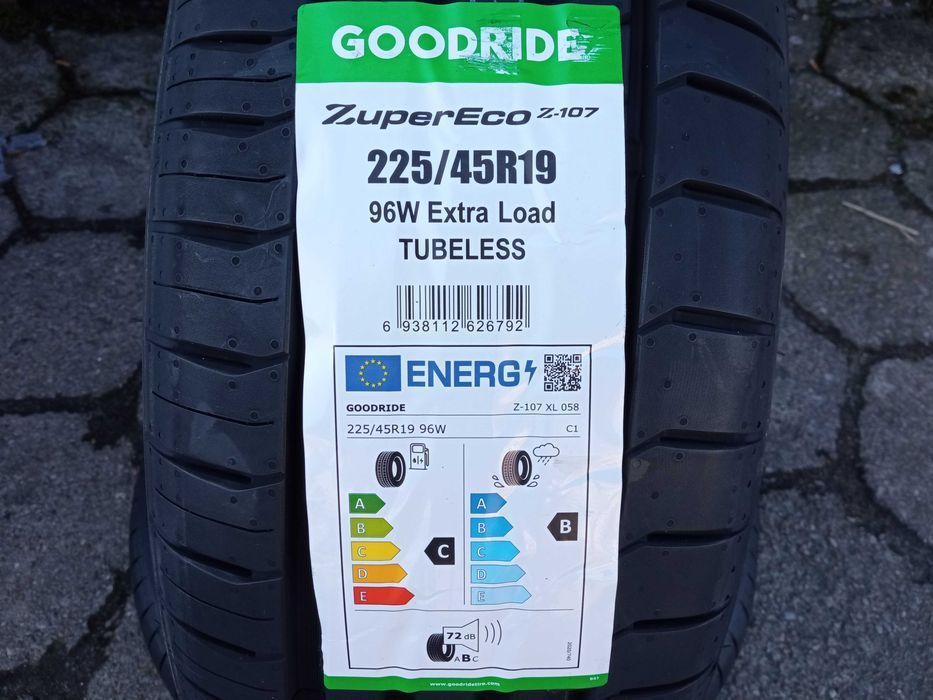225/45R19 Goodride ZuperEco Z107 XL opona letnia montaż gratis N198