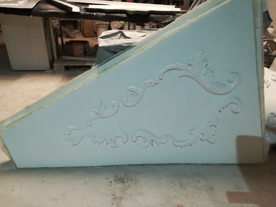 Painéis decorativos em fibra de vidro