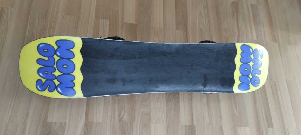 Deska snowboardowa snowboard dla dziecka Salomon 110 cm wiązania Flow