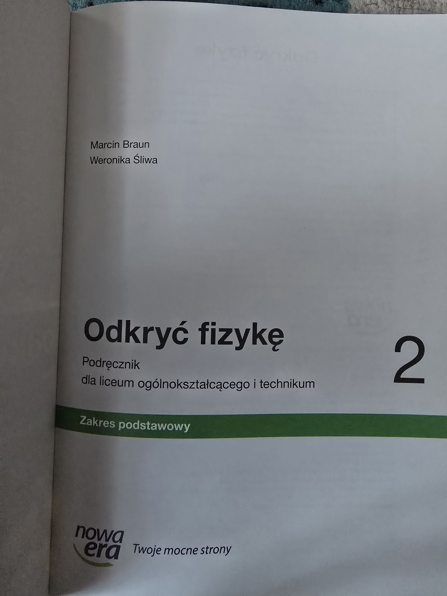 Odkryć fizykę 2 Nowa era podręcznik